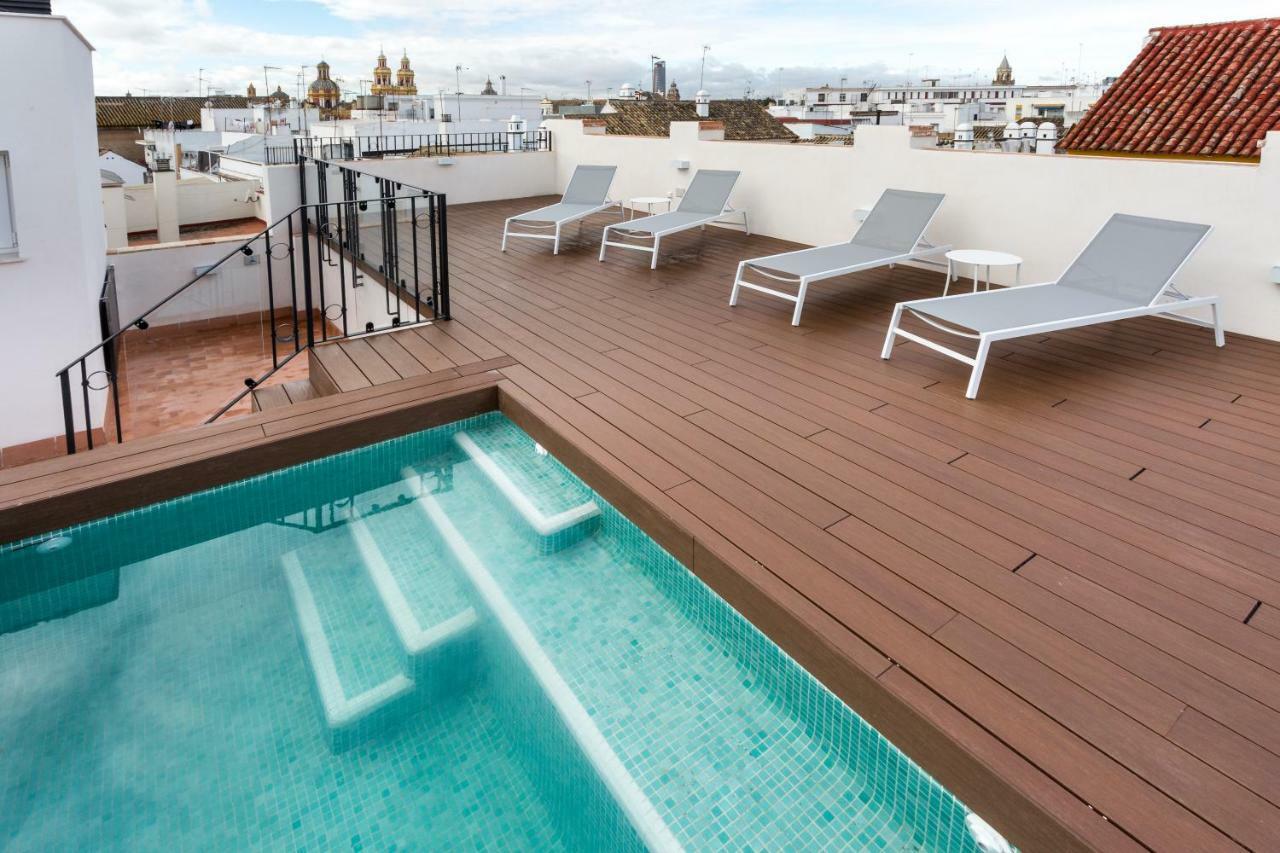 Apartamentos Lanza Sevilla Bagian luar foto