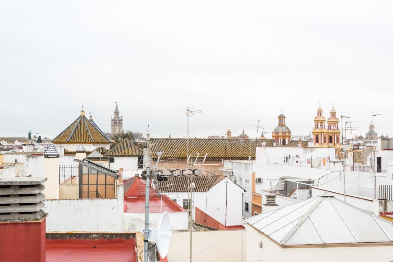 Apartamentos Lanza Sevilla Bagian luar foto